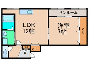 アビ－ロ－ドビルの物件間取画像